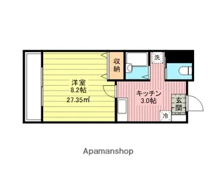 クラフト新都心マンション【7階】の間取り