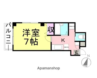クラフト新都心マンション【2階】の間取り