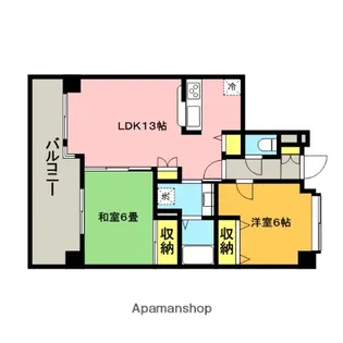 エルスタンザ北浦和【2階】の間取り