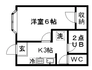 ユリアハイム【102号室号室】の間取り