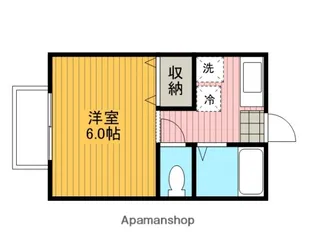 フローラ花俣【2階】の間取り