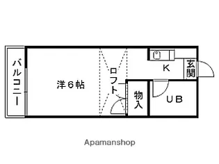 ハッピーハウス下落合【2階】の間取り
