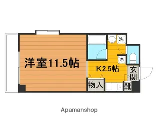 プリムローズセキグチ【404号室】の間取り