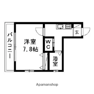 B・キャッスル【2階】の間取り