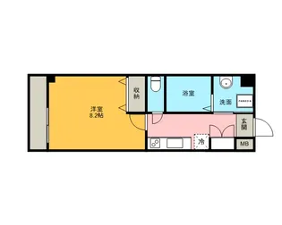 ウィスタリア【7階】の間取り
