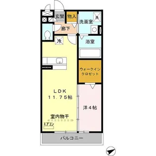 ラエティティア【2階】の間取り