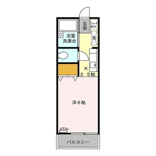 アティアス春日部【1階】の間取り