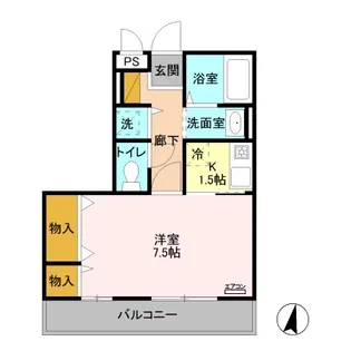 エクシーレ【2階】の間取り