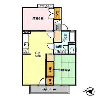 エスティーコーポ【2階】の間取り