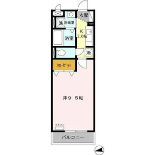 パウロニア【3階】の間取り