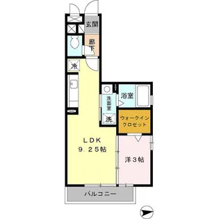 パークレジデンス中央【2階】の間取り