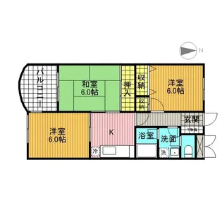 PURE GOLD【2階】の間取り