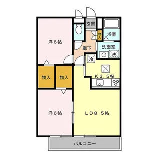 ロイヤルハーモニー【2階】の間取り