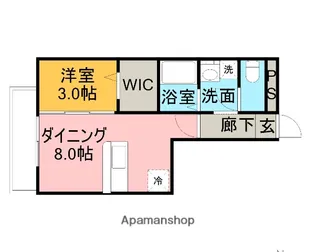 埼玉県越谷市千間台東1丁目【マンション】の間取り