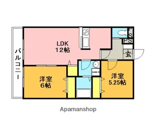 プラムガーデン【302号室】の間取り