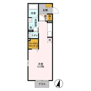 ウィスタリアコート【1階】の間取り