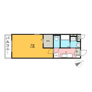 エクレール宮本【1階】の間取り