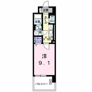 ボニート春日部【1階】の間取り