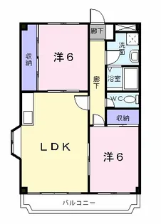 ロンググレース【1階】の間取り