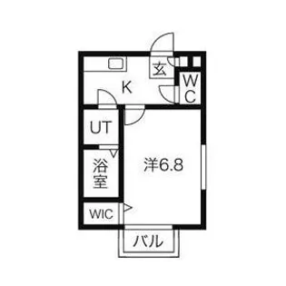 ハーヴェスト南越谷【2階】の間取り