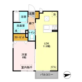 グリーンガーデン【1階】の間取り