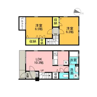 MAISON TREFLE【1階】の間取り