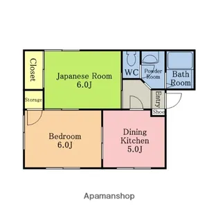 バーリーハウスC【1階】の間取り