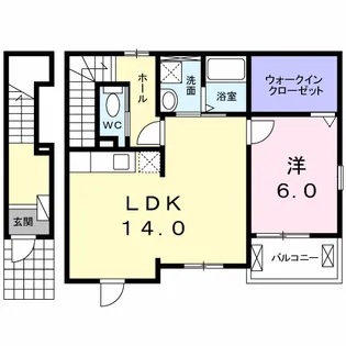 プロムナード レジデンス【2階】の間取り