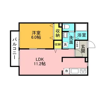 プライムコート豊春【103号室号室】の間取り