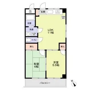 アーバン清水【2階】の間取り