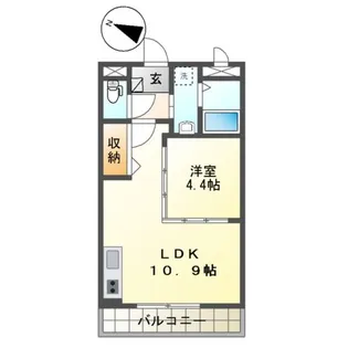 ピュアガーデン美穂【1階】の間取り