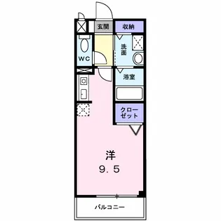 マーメイド【2階】の間取り