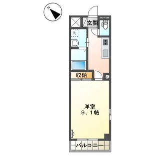 SARY DA CORY【2階】の間取り