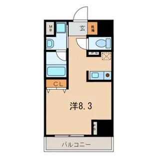 旭ビル サンライズレジデンス【5階】の間取り