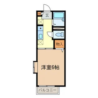 ハイツブランジェA棟【2階】の間取り