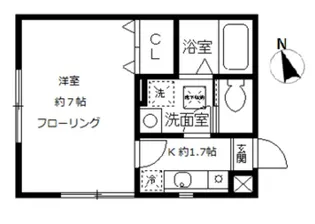 コロネード【1階】の間取り