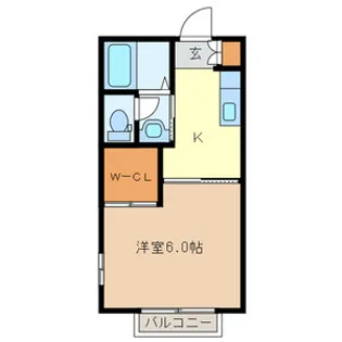 バリュージュ・コート【2階】の間取り