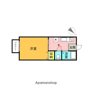 パークハイツ【1階】の間取り
