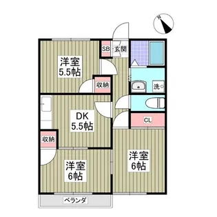 セブンスアローズ【1階】の間取り