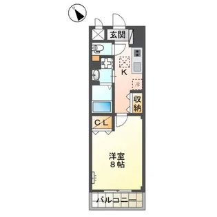 エクセレント越谷【1階】の間取り