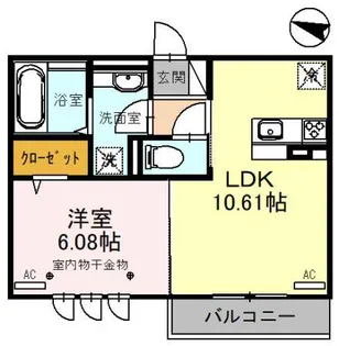 DELASSE KOWA Ⅱ【2階】の間取り