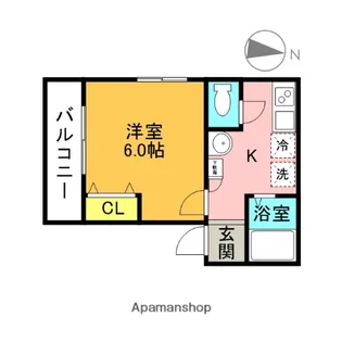 埼玉県春日部市南4丁目【アパート】の間取り