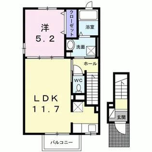 メゾン オーブ【2階】の間取り