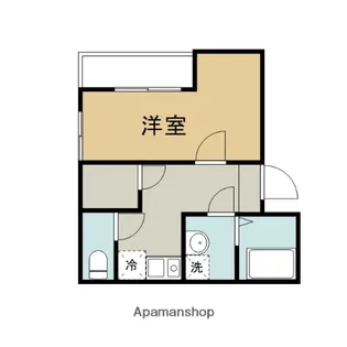 埼玉県春日部市大場【アパート】の間取り