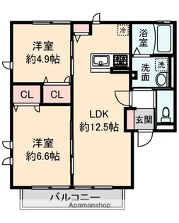 SOCIA【1階】の間取り