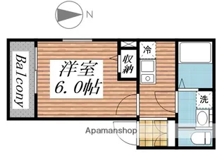 MELDIA春日部【1階】の間取り