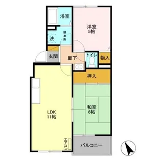 メゾンセピア C【1階】の間取り