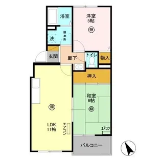 メゾンセピア C【3階】の間取り