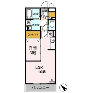 パルテア【2階】の間取り