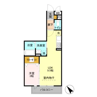 ROI DEL’OURS Ⅱ【1階】の間取り